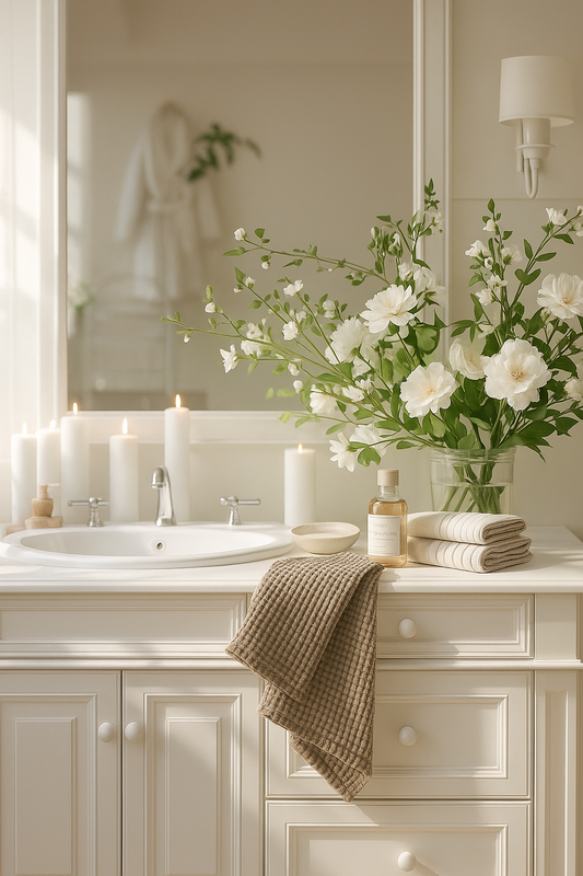 Waffle Tea/Hand Towel - Khaki