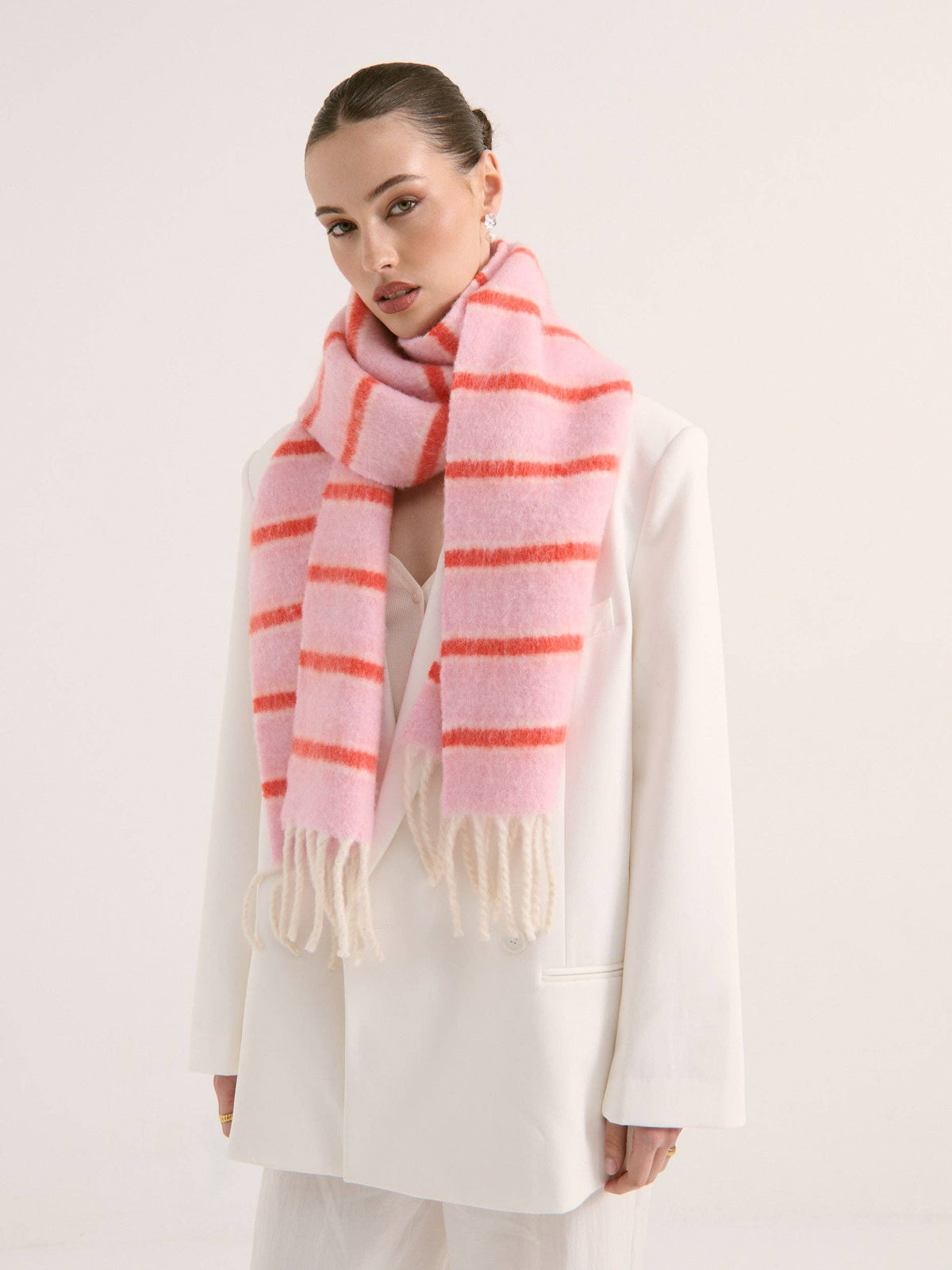Cotton Candy Fluffy Scarf
