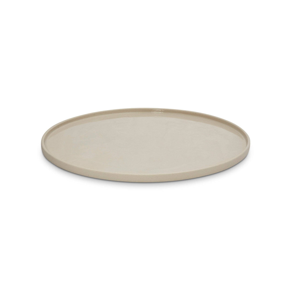 Cloud Round Platter Chalk L