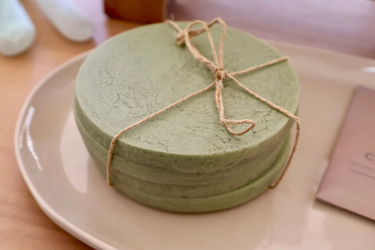 Kip Resin Coasters Pistachio