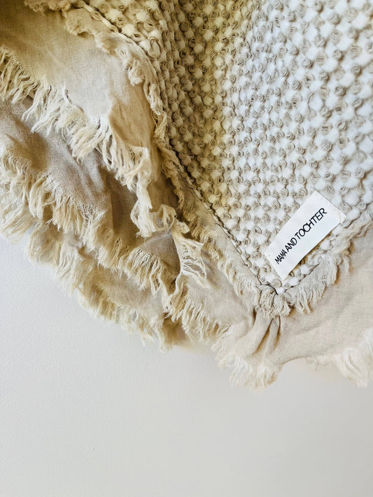 Waffle Throw Blanket - Natural