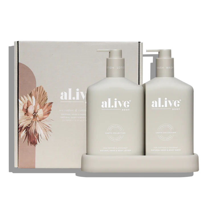 Al.ive Bathroom Duo - Sea Cotton & Coconut