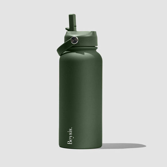 Beysis 900ml Bottle With Straw