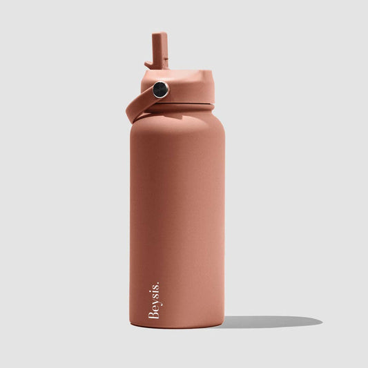 Beysis 900ml Bottle With Straw
