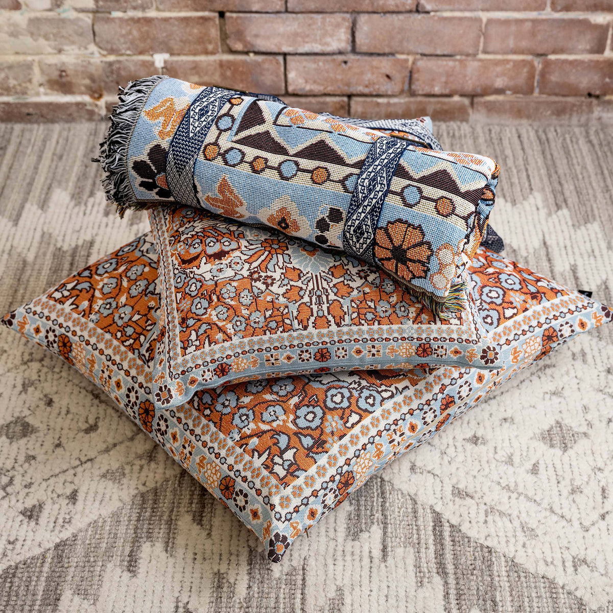 'PS I Love You' Woven Picnic Rug/Throw