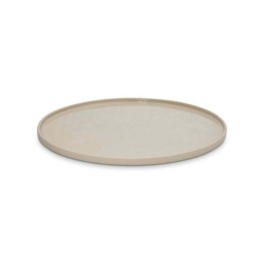 Cloud Round Platter Chalk L