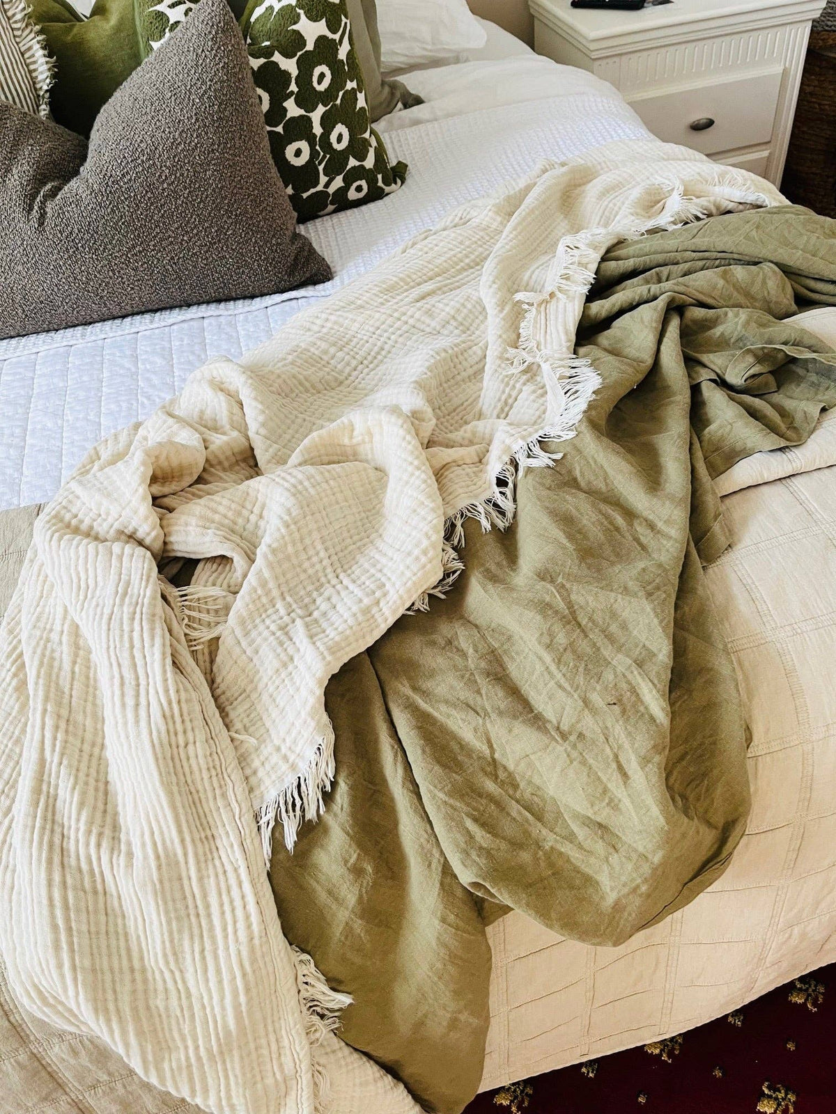 Musli Throw Blanket - Oatmeal