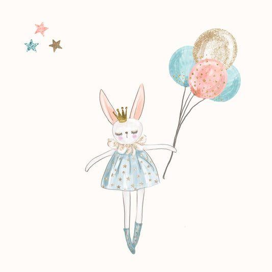 Petite Vous Greeting Card - Rabbit Princess