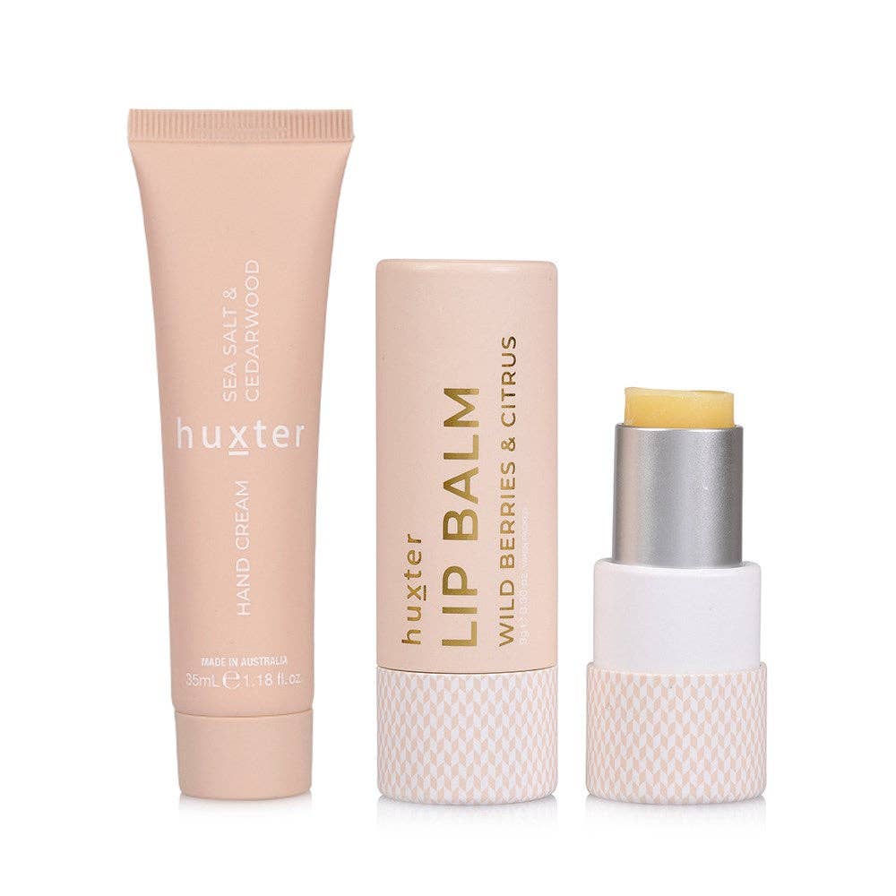 Lip & Hand Cream Duo - Neutral - Sea Salt & Cedarwood