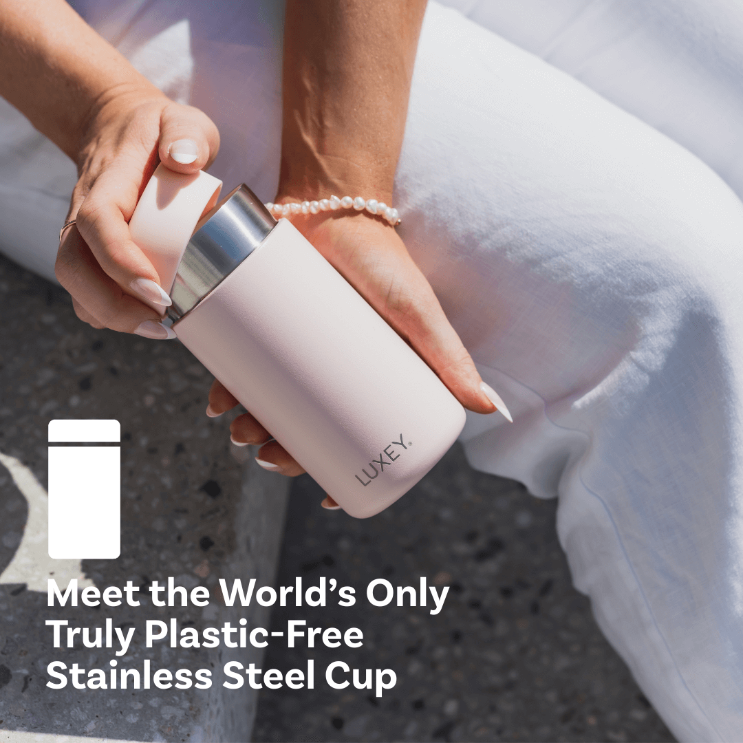 BLUE LOTUS – Stainless Steel Reusable Cup 12oz