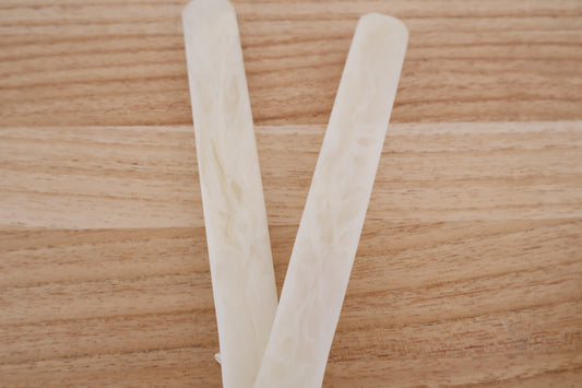 Kip Resin Salad Servers Ivory