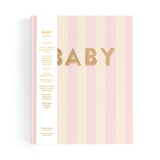 Baby Book Petal Stripe
