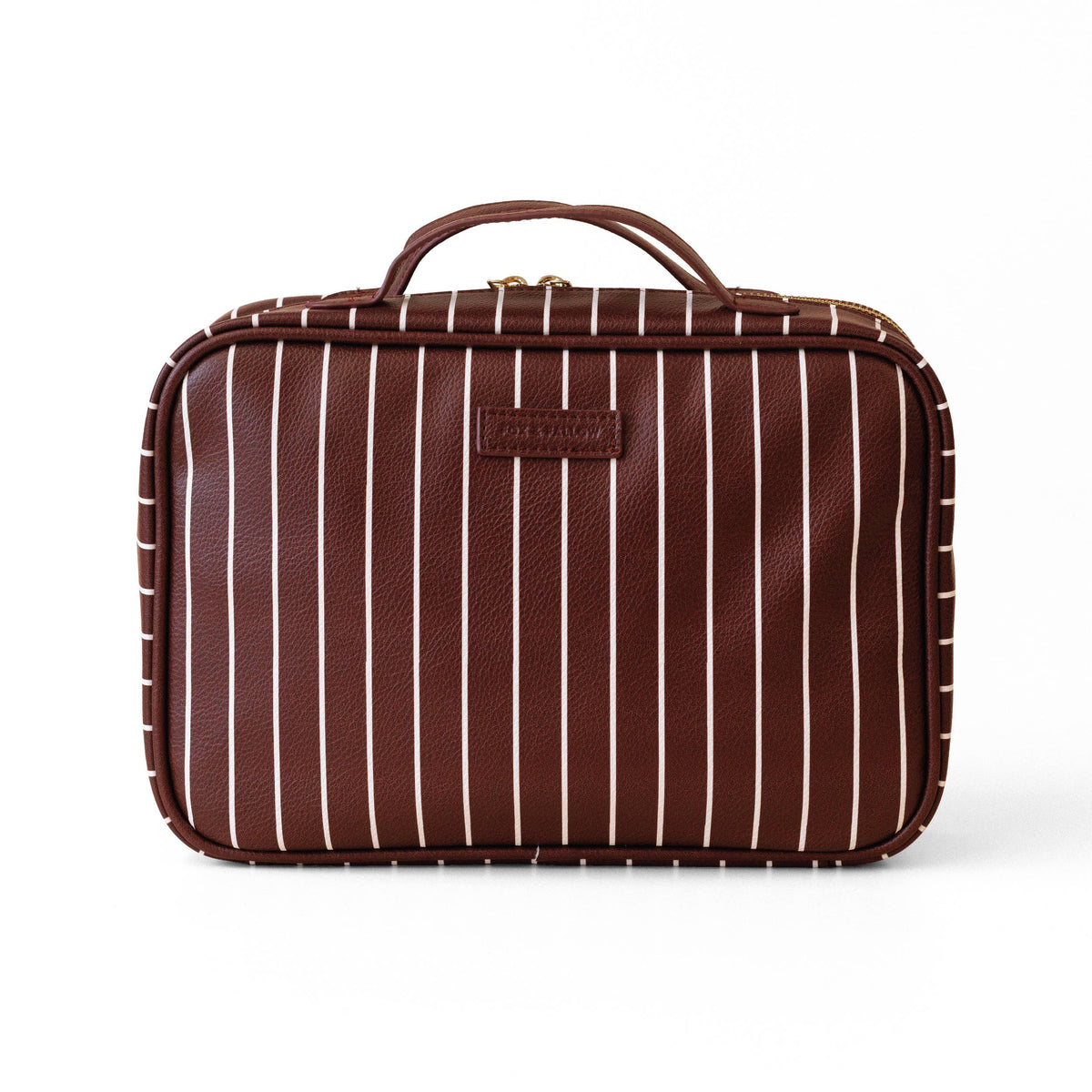 Merlot Pinstripe Cosmetic Bag
