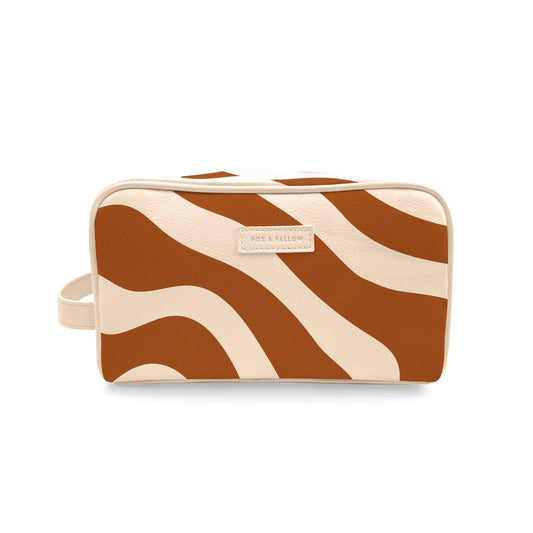 Rust Swirl Wash Bag