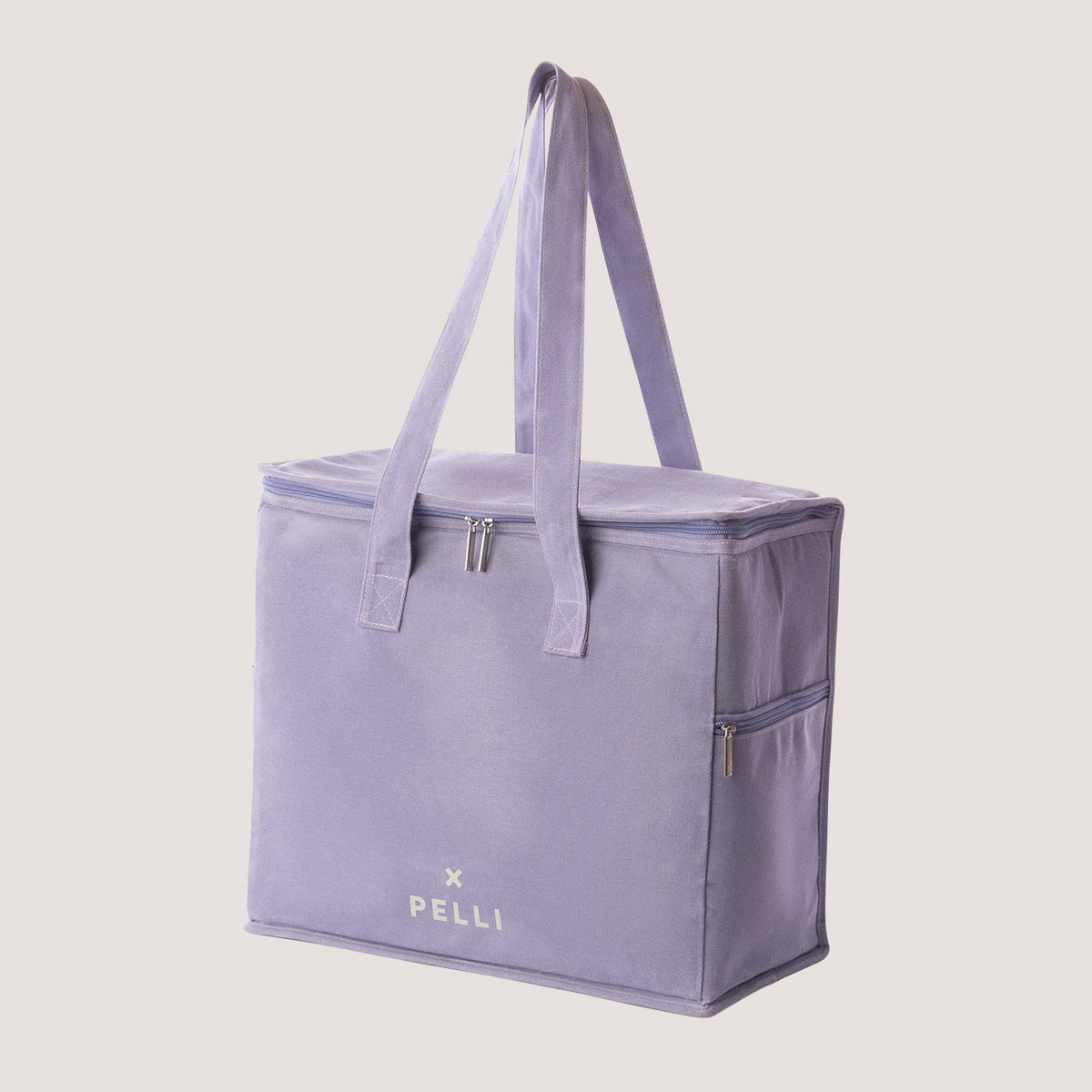 Chill Homie Waxed Canvas Large Cooler Bag - Violet
