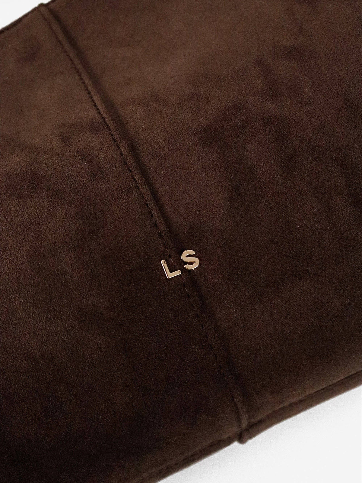 Remy Suede Shoulder Bag in Brown