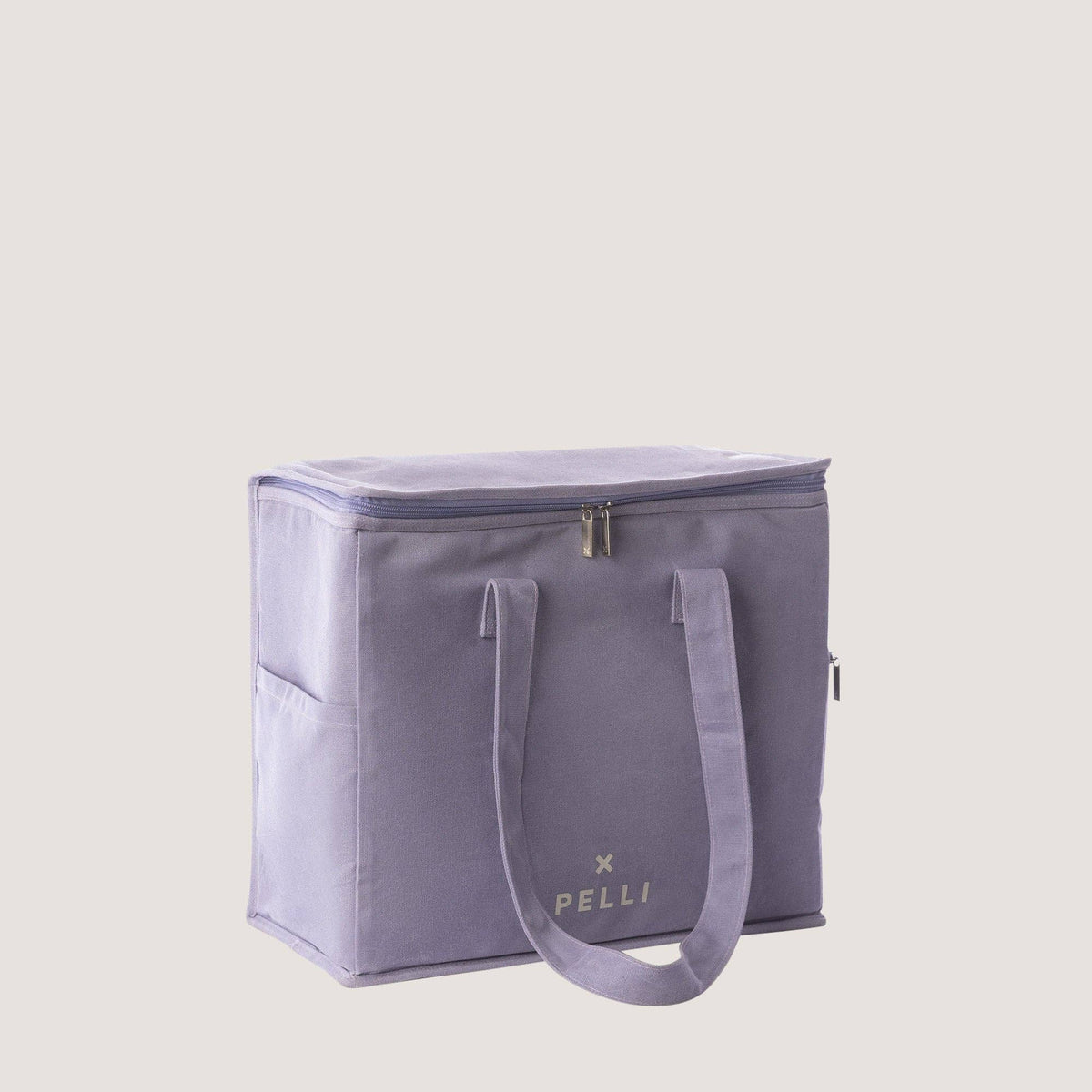 Chill Homie Waxed Canvas Large Cooler Bag - Violet