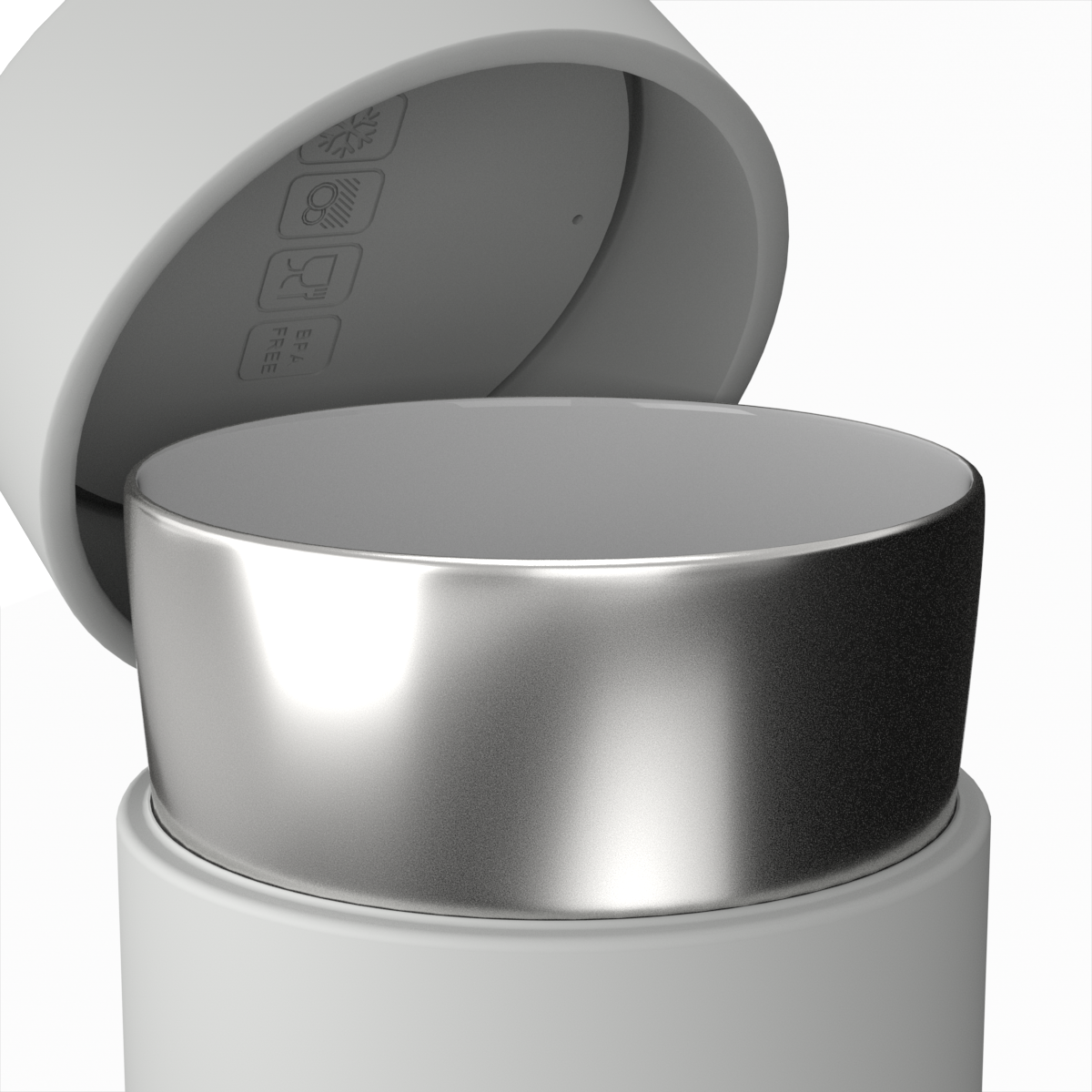 BLUE LOTUS – Stainless Steel Reusable Cup 12oz