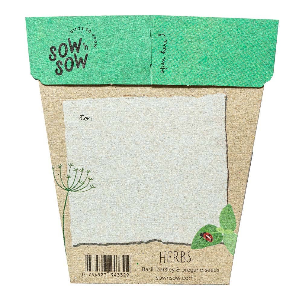 Garden Herbs Gift of Seeds (Australia Only)