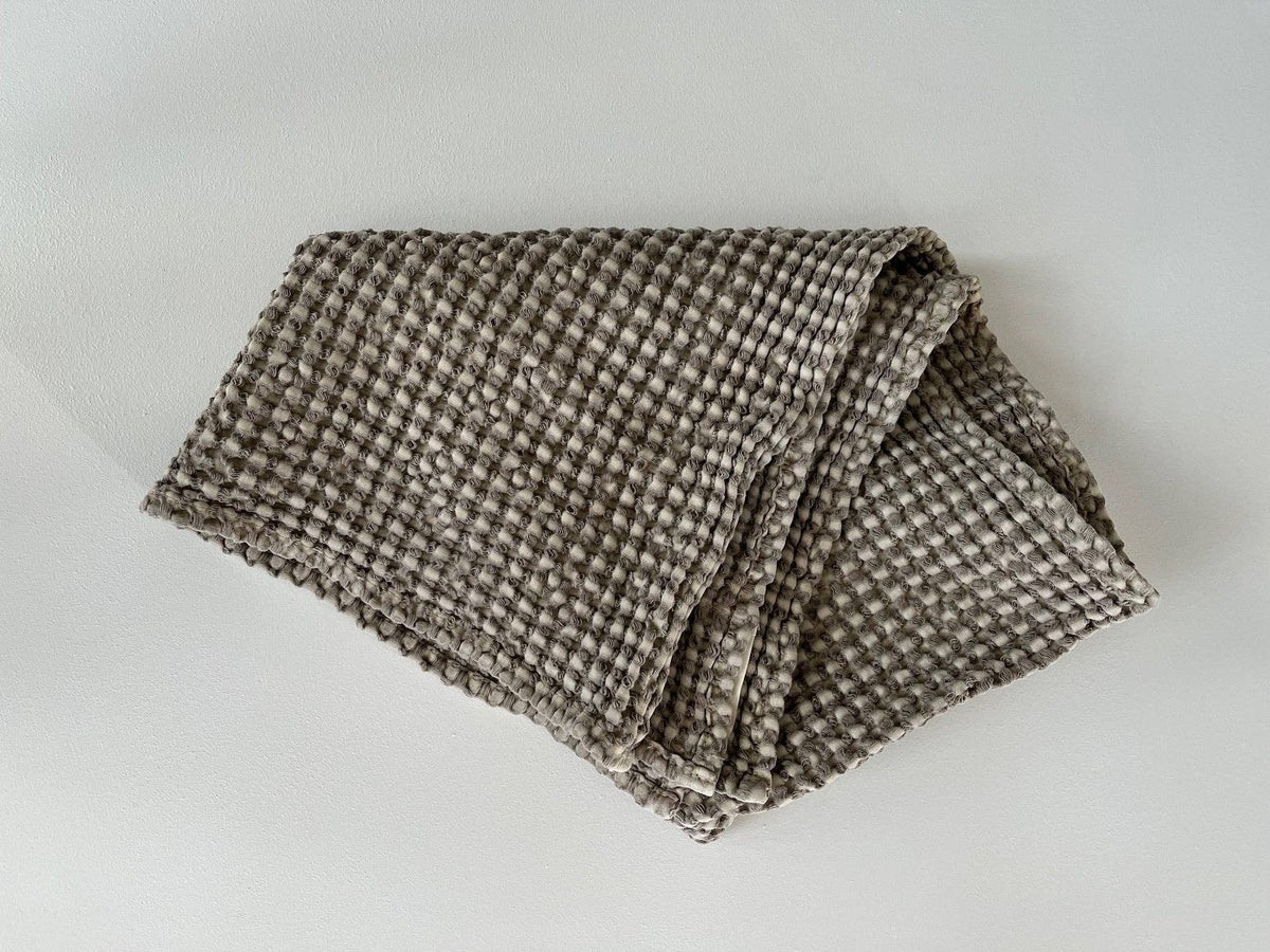 Waffle Tea/Hand Towel - Khaki