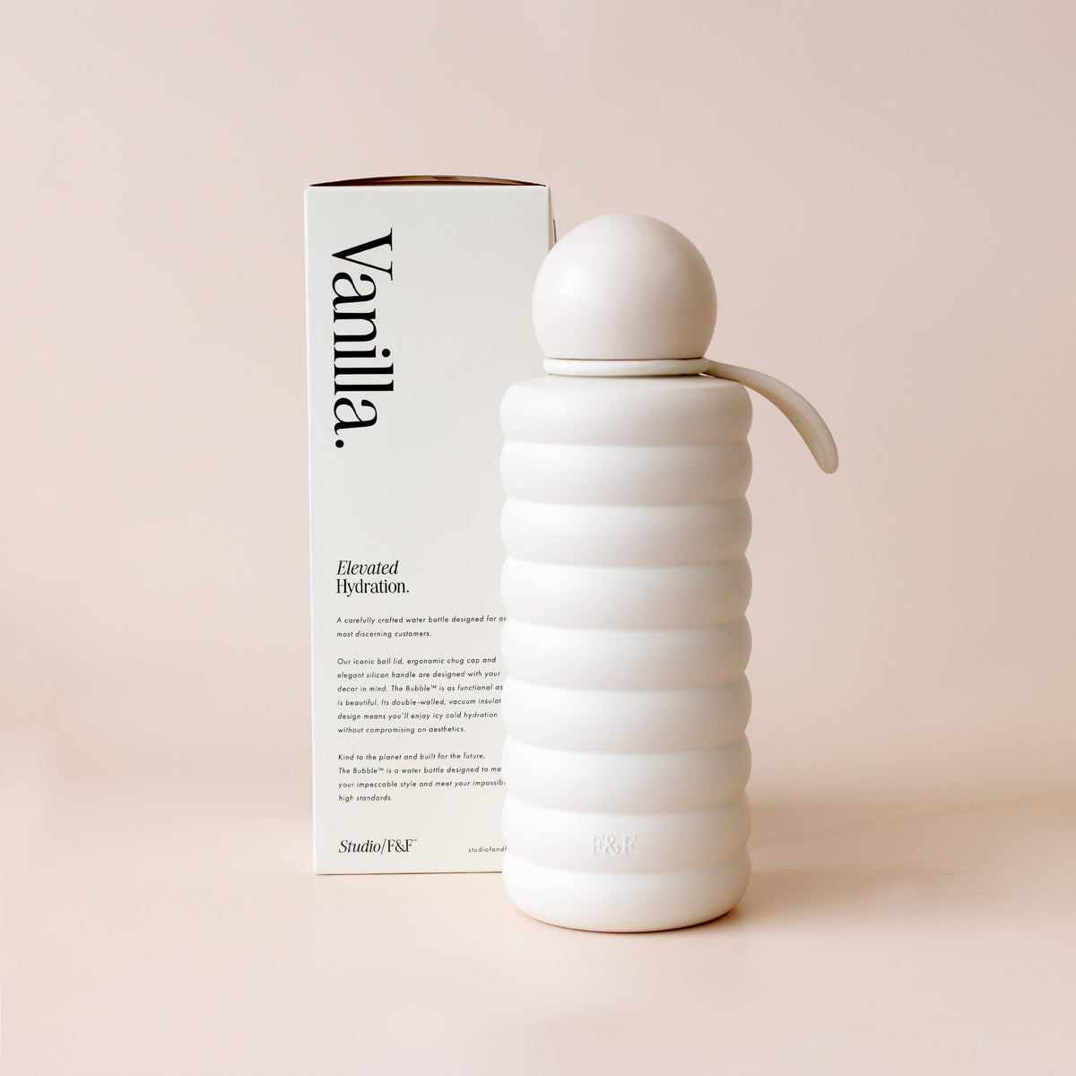Bubble Water Bottle 700ml - Vanilla