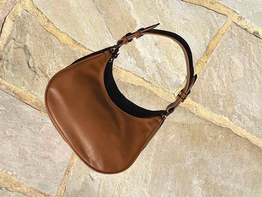 Clara Mini Shoulder Bag in Tan