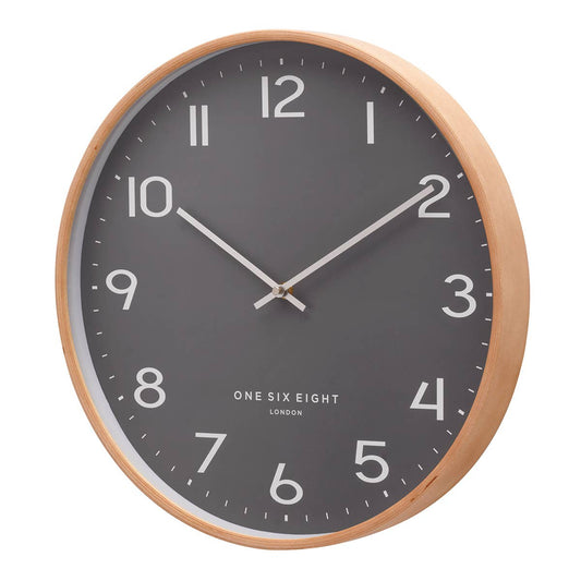 OLIVIA Grey 41cm Wall Clock