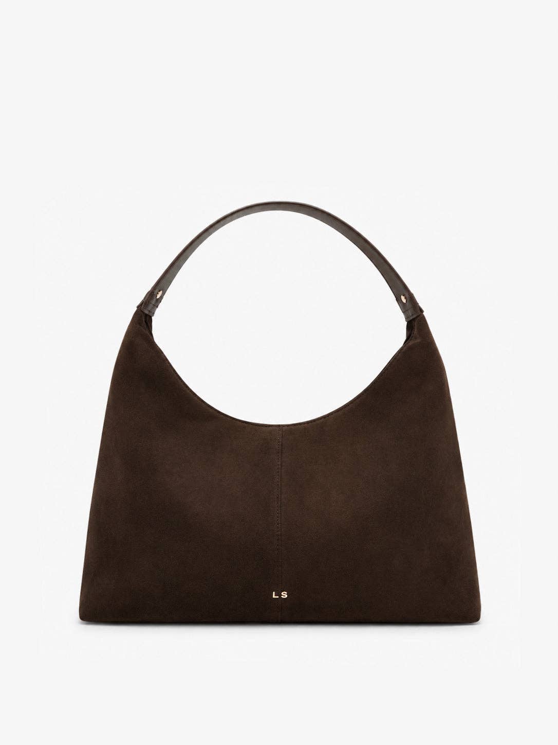 Remy Suede Shoulder Bag in Brown