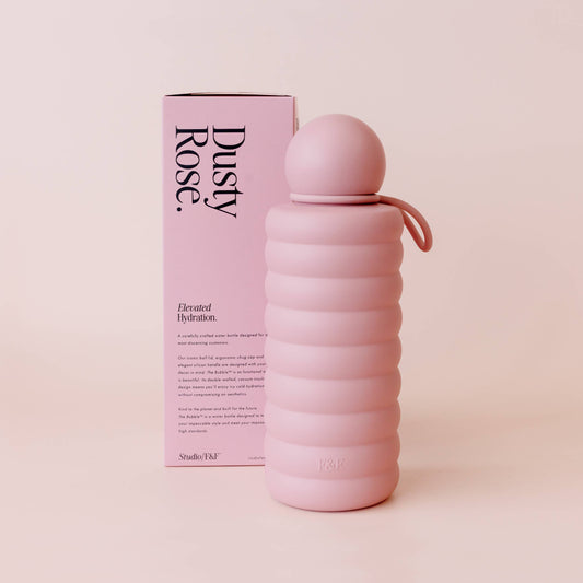 The Bubble Reusable Water Bottle 700ml - Dusty Rose