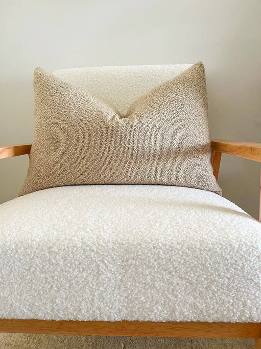 Boucle Lumbar Cushion - Camel