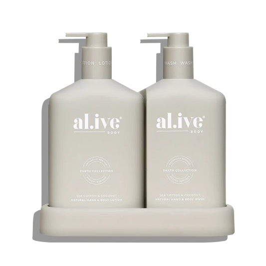 Al.ive Bathroom Duo - Sea Cotton & Coconut